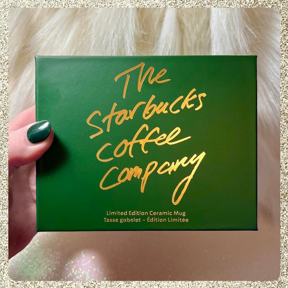 ☕ NIB/NWT 2025 Starbucks Ltd. Green Ribbed w/ Siren Signet 14oz Ceramic Mug - Picture 7 of 8